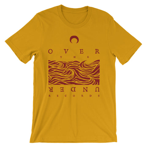 OTU Yellow Logo T-shirt, red print